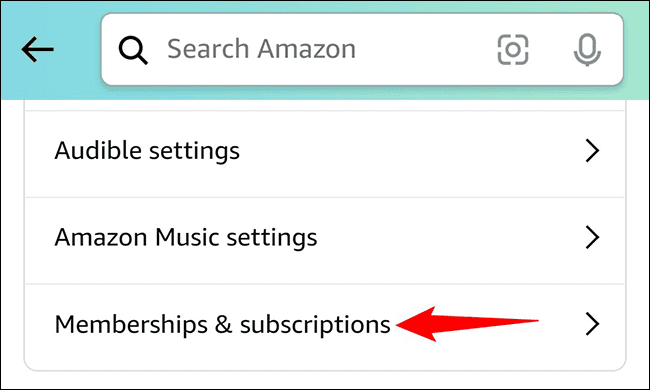 Amazon mobile subscriptions